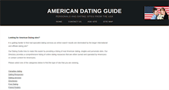 Desktop Screenshot of american-dating-guide.com