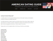 Tablet Screenshot of american-dating-guide.com